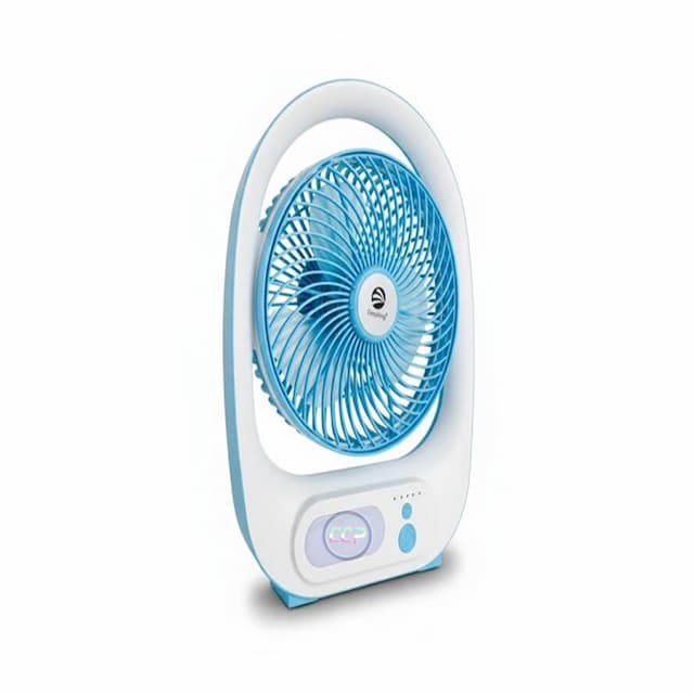 پنکه رومیزی شارژی مدل DK-125 سه سرعته با لامپ LED دیپ کینگ (Deep King)