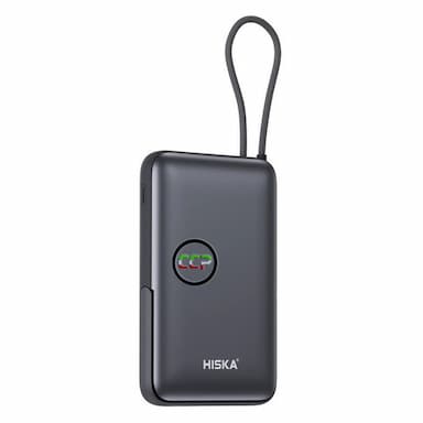 پاور بانک 10 هزار میلی آمپر ساعت مدل 133PD هیسکا (Hiska)