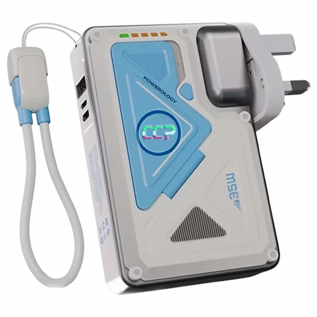 پاور بانک 10 هزار میلی آمپر ساعت مدل PP080 پاورولوژی (Powerology)