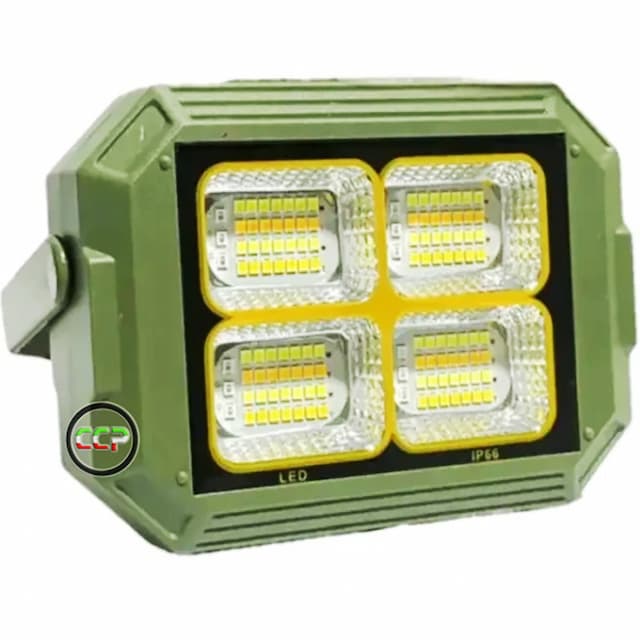 پروژکتور سولار دار کوچک قوی مدل KK-421 شارژی و سولار